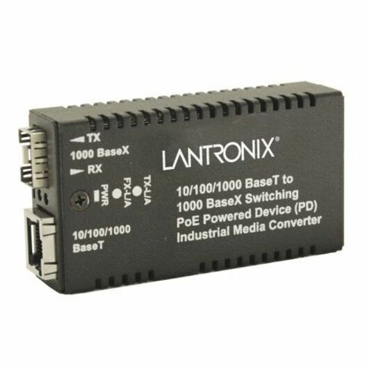 Hardened Mini Powered Device Gigabit Ethernet Media Converter 10/100/1000Base-T to 1000Base-X