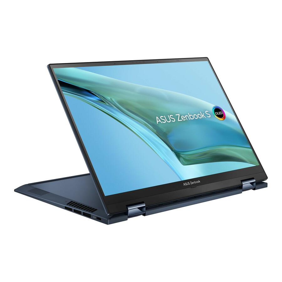 Asus Zenbook S 13 Flip OLED UP5302 UP5302ZA-DH74T-W 13.3" Touchscreen Convertible 2 in 1 Notebook - 2.8K - Intel Core i7 12th Gen i7-1260P - 16 GB - 1 TB SSD