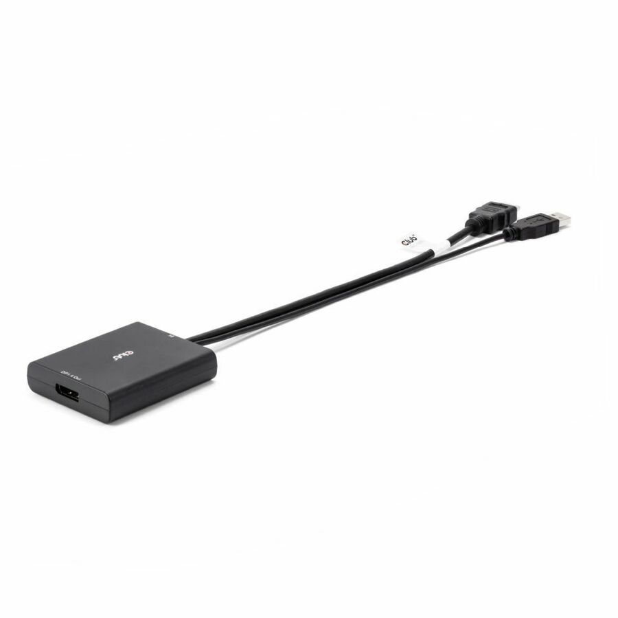 Club 3D HDMI + USB Bus powered to DisplayPort 4K120Hz or 8K30Hz M/F Adapter