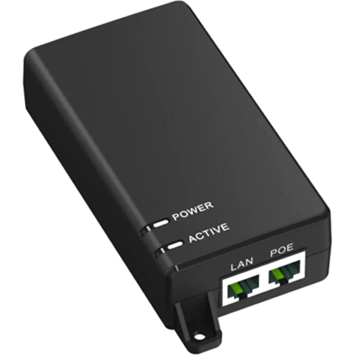 Vaddio PoE Power Injector - 60 Watt - Black