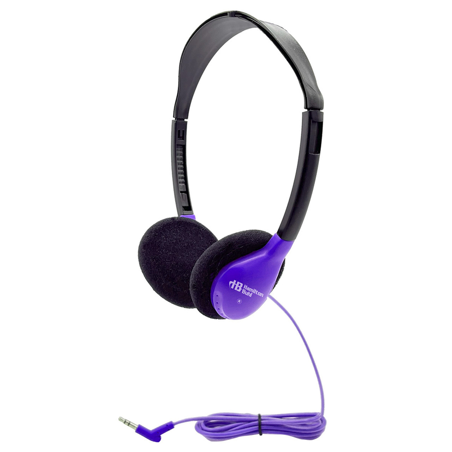 Hamilton Buhl HamiltonBuhl Personal On-Ear Stereo Headphone, PURPLE - 200 Pack