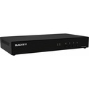 Black Box KVM Switch, NIAP 4.0 Certified - 4-Port, Single-Monitor, DisplayPort with MST, HDMI Out, CAC
