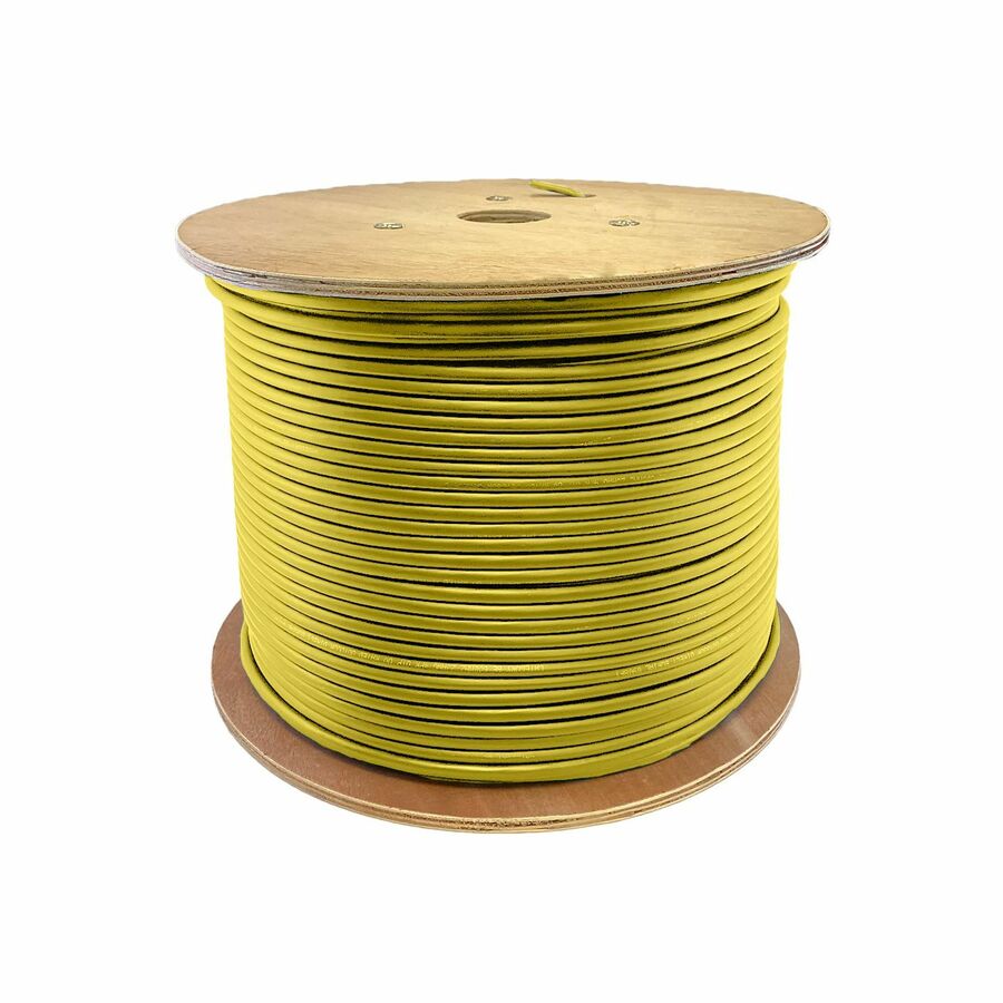 AddOn 1000ft Non-Terminated Yellow CAT 6 PVC Bulk Cable