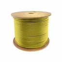 AddOn 1000ft Non-Terminated Yellow CAT 6 PVC Bulk Cable
