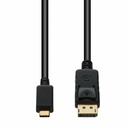 AddOn 6ft USB C 3.1 (Male) to DisplayPort (Male) Black Cable, 4K 60Hz