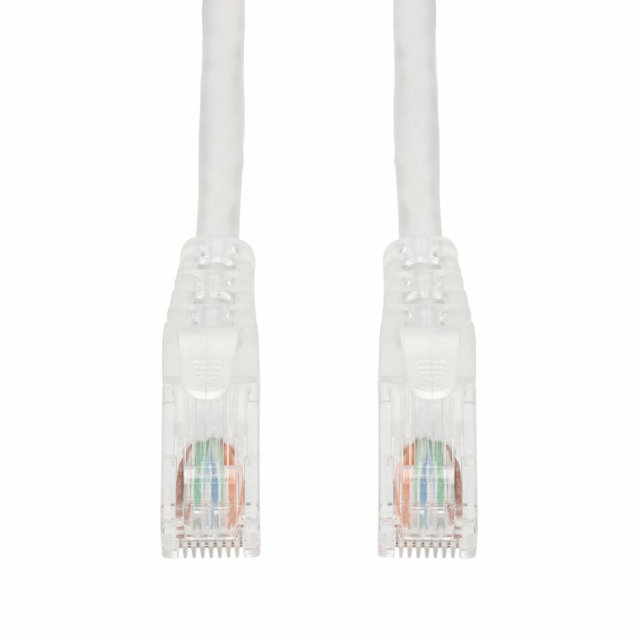 AddOn 3ft White CAT 6A PVC Ethernet Cable Snagless Easy Clear Boot TAA RJ-45 M/M