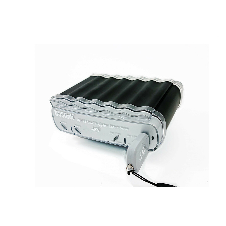 Buslink CipherShield CDSX-4TSDG2 4 TB Portable Solid State Drive - 2.5" External - eSATA - TAA Compliant