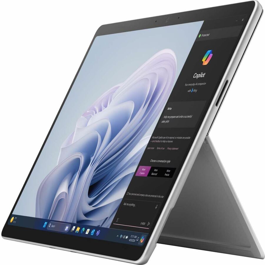Microsoft Surface Pro 10 Tablet - 13" - 8 GB - 256 GB SSD - 5G - Platinum - TAA Compliant