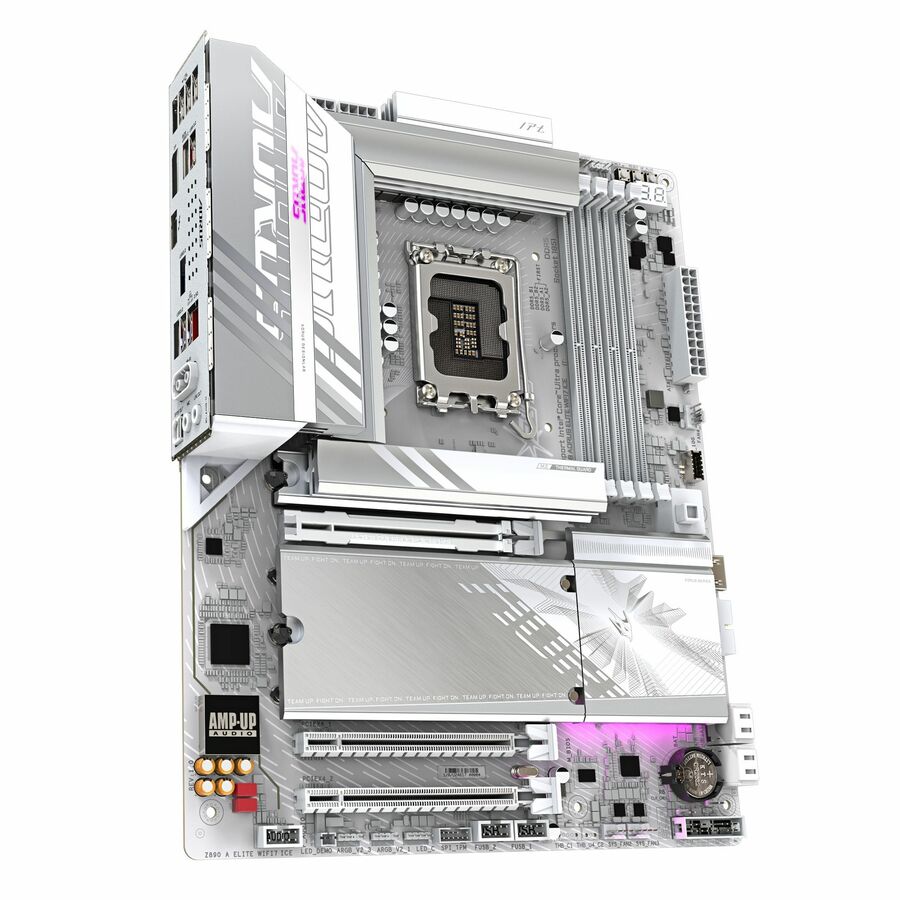 GIGABYTE Ultra Durable Z890 AORUS ELITE WIFI7 ICE Gaming Desktop Motherboard - Intel Z890 Chipset - Socket LGA-1851 - ATX