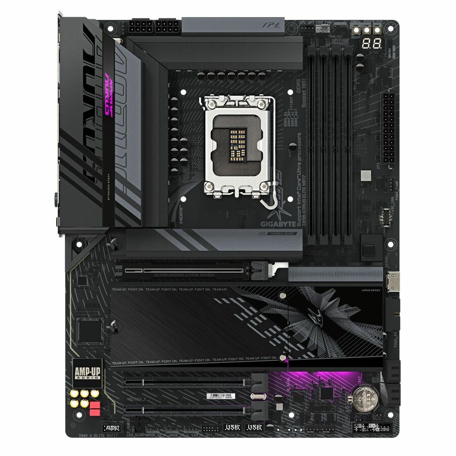 Aorus Ultra Durable Z890 AORUS ELITE WIFI7 Gaming Desktop Motherboard - Intel Z890 Chipset - Socket LGA-1851 - ATX