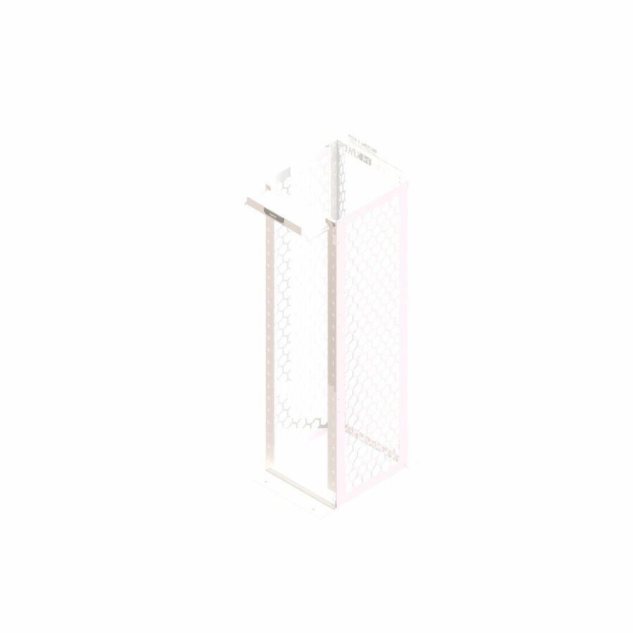 Ortronics MM20 Channel Rack, 24" deep, 7 ft, 45 RU, tapped, White