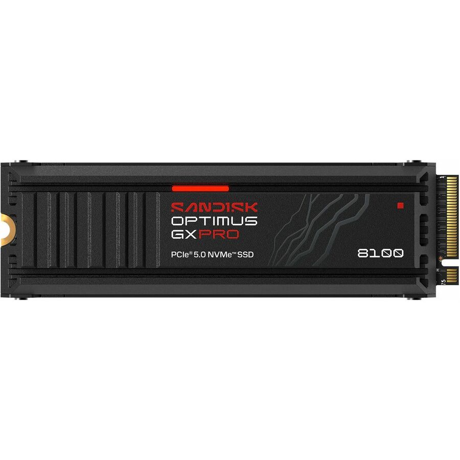 SanDisk Optimus GX PRO 8100 SDSP82100TAH-000E0 1 TB Solid State Drive - M.2 2280 Internal - PCI Express NVMe (PCI Express NVMe 5.0 x4) - Write Intensive