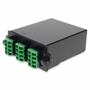 AddOn HDM Breakout Cassette 3x MPO-8 to 24x LC/APC provides high-density base-8 MPO to LC/APC breakout connectivity within HDM rackmount systems