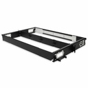 AddOn HDM Series 1RU Open Rackmount Panel modular fiber chassis supporting up to four HDM Cassettes or Adapter Plates