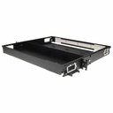 AddOn HDM Lite Series 1RU Rackmount Panel modular fiber chassis supporting up to four HDM Cassettes or Adapter Plates