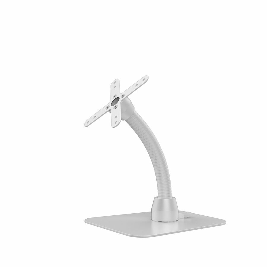 CTA Digital VESA-Compatible Cable Management Gooseneck and Base Plate (White)