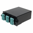 AddOn HDM Breakout Cassette 3x MPO-8 to 24x LC/PC Multimode provides high-density base-8 MPO to LC/PC breakout connectivity within HDM rackmount systems