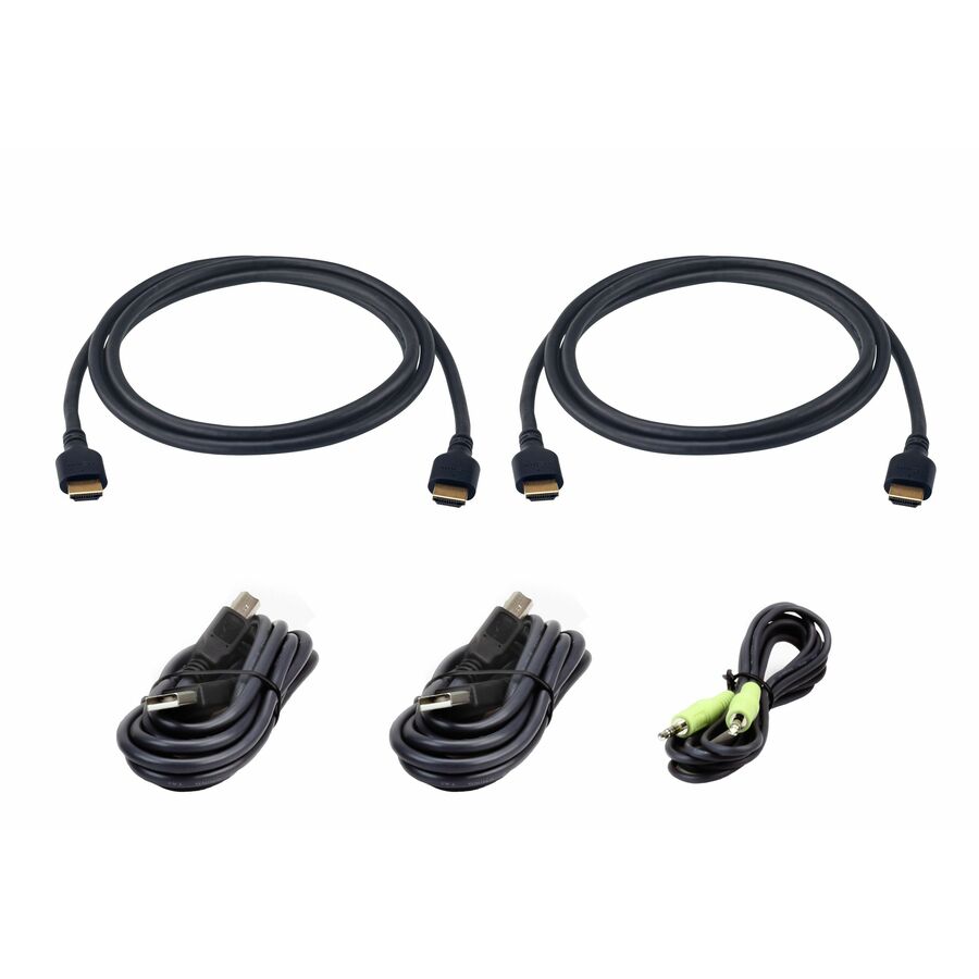 ATEN 1.8M USB Ultra High Speed HDMI Dual Display Secure KVM Cable Kit