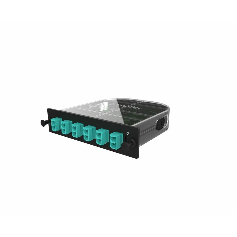 Ortronics Q-Series Splice Cassette 12 Single Fiber, SC Duplex, OM4, Ultra Performance