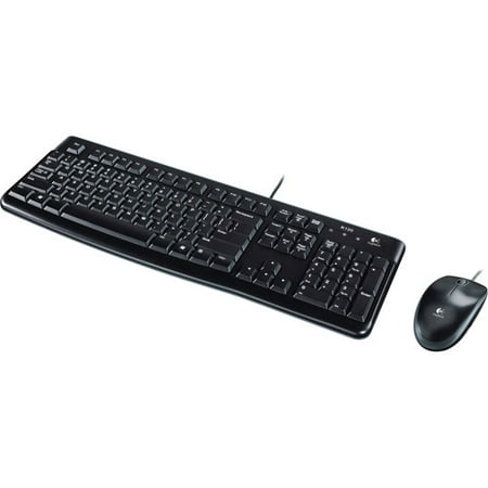 Logitech keyboard Mouse included Office USB Black