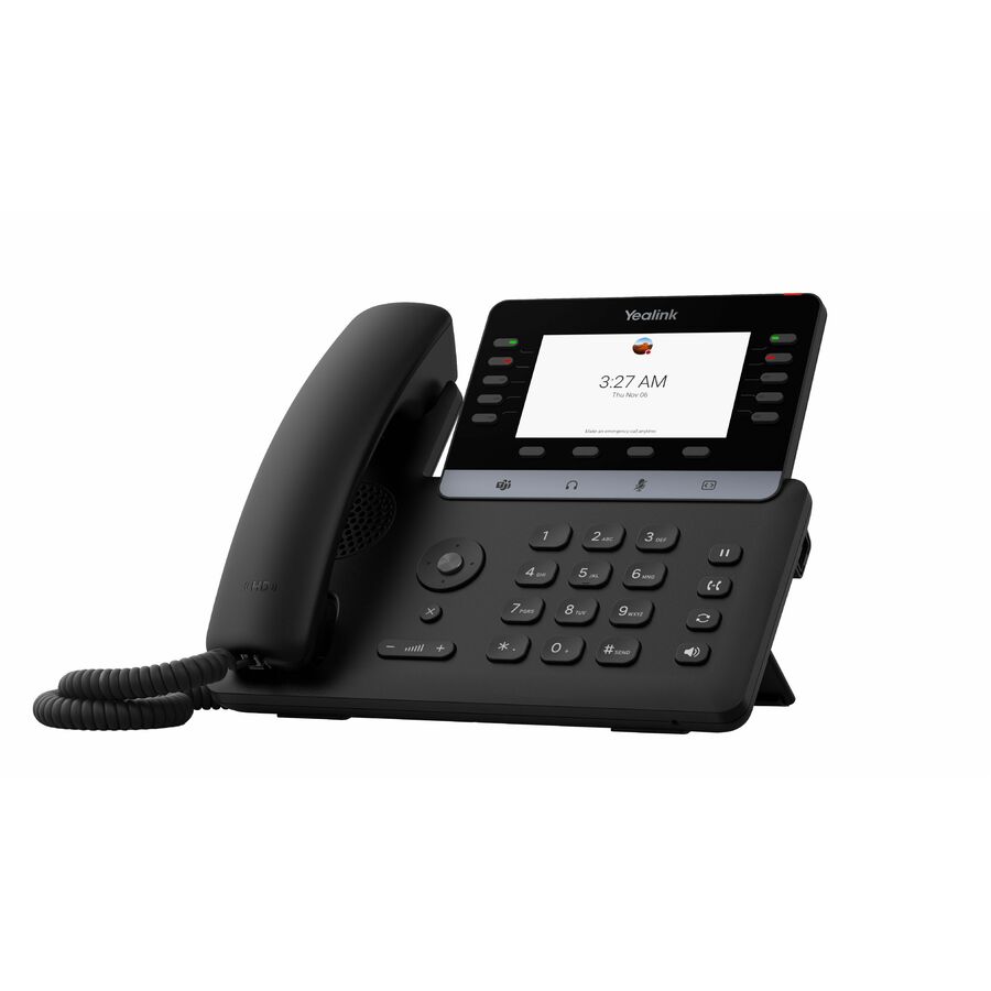 Yealink MP55 E2 Teams IP Phone - Corded - Corded/Cordless - Wi-Fi, Bluetooth - Stand Mountable, Desktop - Classic Gray