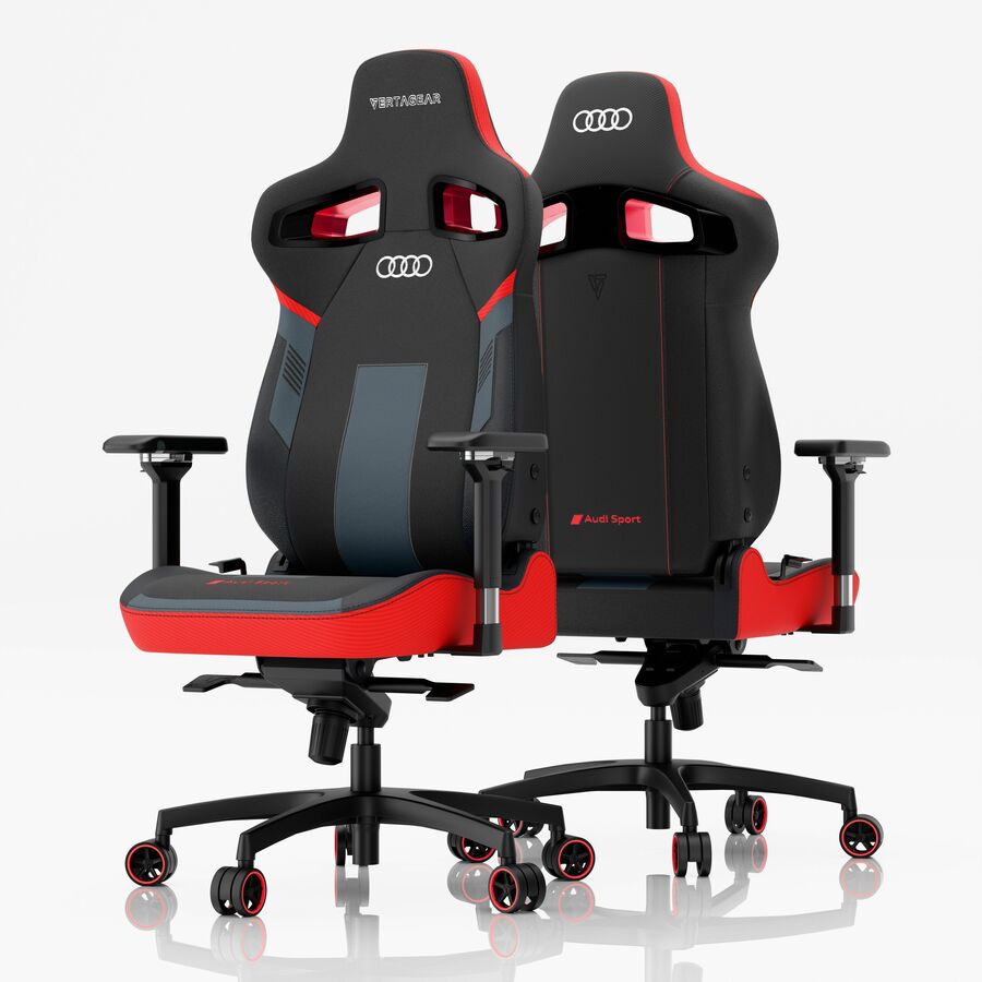 Vertagear PL4800 Audi Sport Edition Big and Tall Ergonomic Gaming Chair