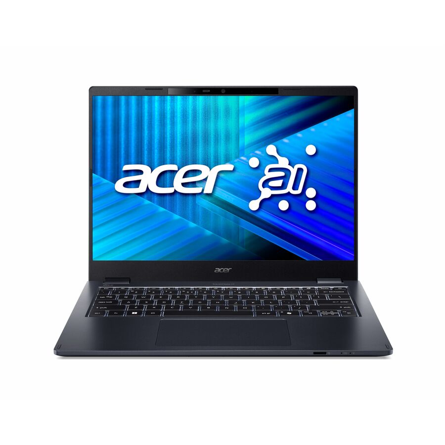Acer TravelMate P4 14 TMP414-55 TMP414-55-59DM 14" Notebook - WUXGA - 60 Hz - Intel Core Ultra 5 225U - 16 GB - 512 GB PCI Express NVMe 4.0 SSD - English (US) Keyboard - Blue