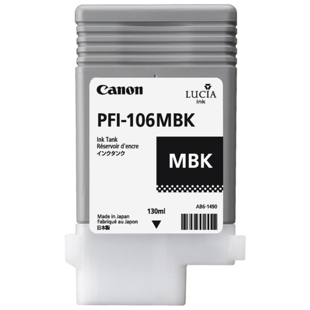 Canon PFI-106MBK Original Inkjet Ink Cartridge - Matte Black Pack