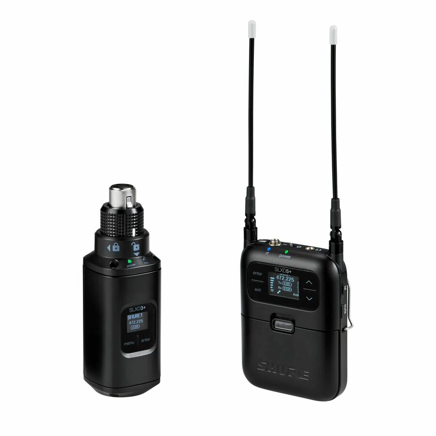 Shure Portable Digital Wireless System with SLXD3+ Plug On Transmitter