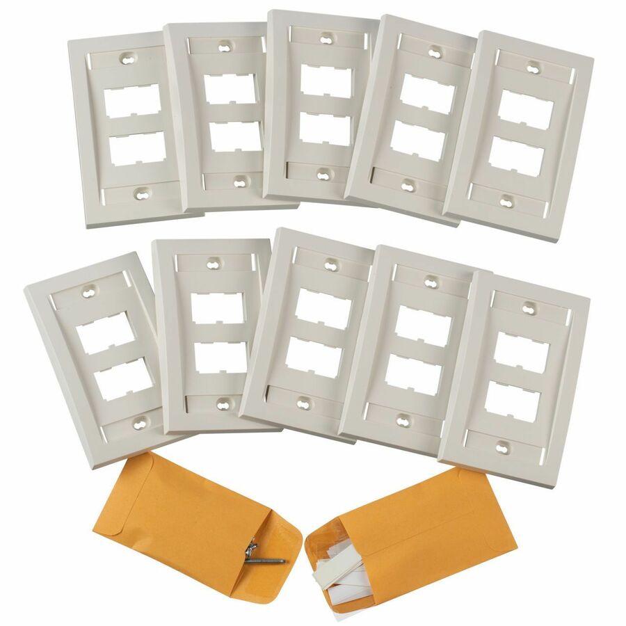PanNet Mini-Com Executive Style Faceplate with Label Pocket