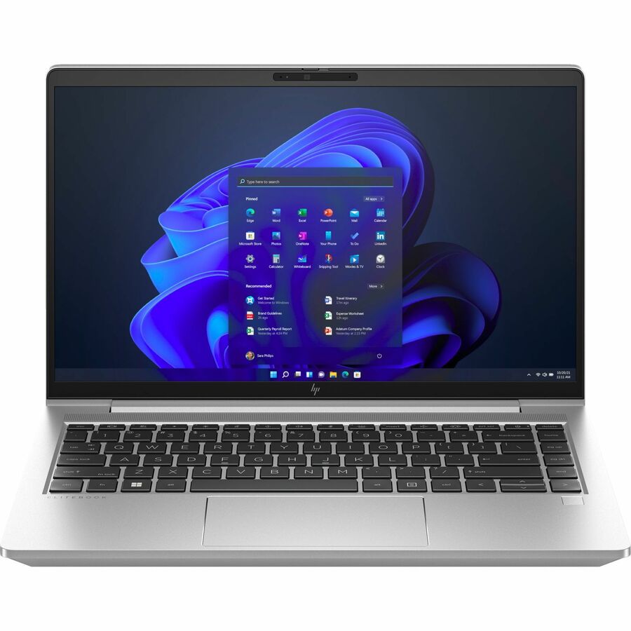 HP EliteBook 645 G10 14" Touchscreen Notebook - Full HD - 60 Hz - AMD Ryzen 5 7530U - 16 GB - 256 GB SSD - Natural Silver