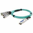 AddOn Cisco Compatible TAA Compliant 40GBase-AOC QSFP+ to 4xSFP+ Active Optical Cable (850nm, MMF, 10m, Plenum)