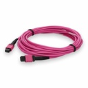 AddOn 6m MPO/UPC to MPO/UPC Magenta OM4 OFNR (Riser-Rated) 12-Strand TAA Fiber Patch Cable