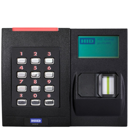 HID Smart Card Reader - Wall Switch Keypad with Biometric