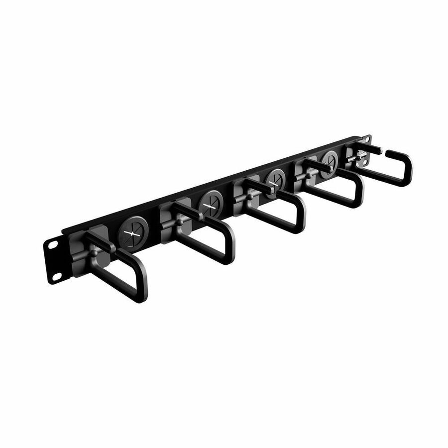 IOGEAR 1U 19" Cable Management Organizer with Cable Passthrough