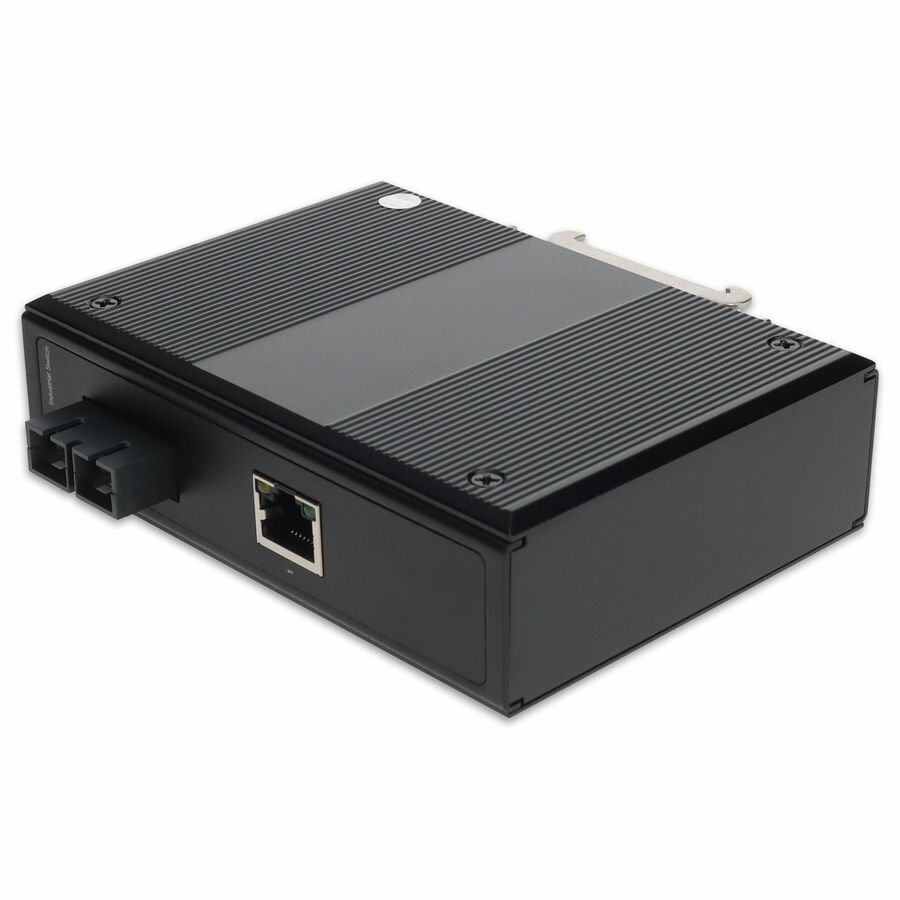 AddOn 10/100Base-TX(RJ-45) to 100Base-LX(SC) SMF 1310nm 20km Industrial Media Converter POE (15W)