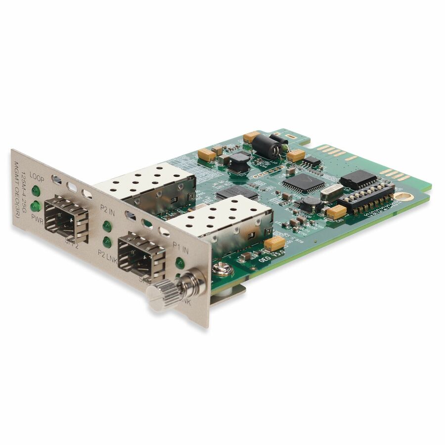 AddOn 125M to 4.25G OEO Converter with 2 open SFP slots Media Converter Standalone Kit