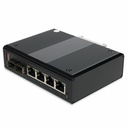 AddOn Managed 4x10/100Base-TX(RJ-45) to 2 Open SFP port Industrial Media Converter Switch