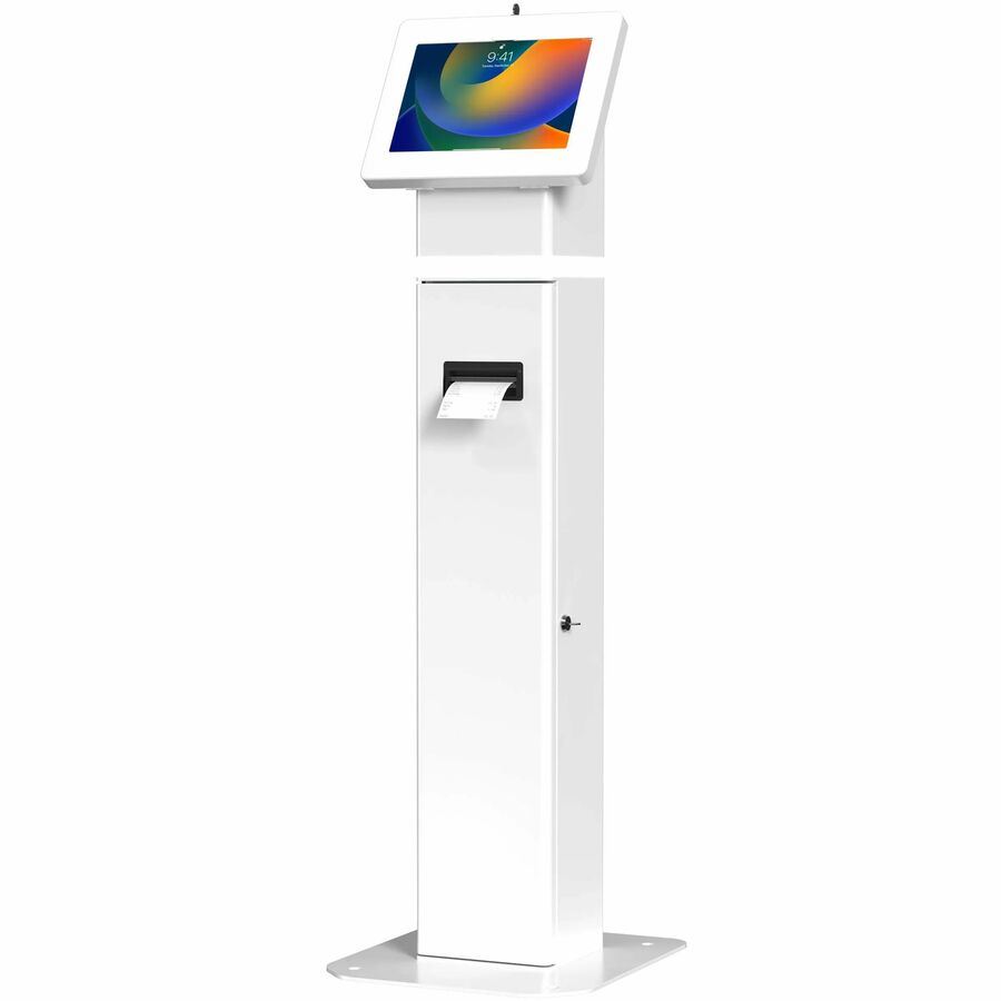 CTA Digital Interactive Kiosk Floor stand with LED Light and Printer Compartment