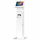 CTA Digital Interactive Kiosk Floor stand with LED Light and Printer Compartment