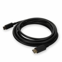 AddOn 10m DisplayPort 1.4 Male to DisplayPort 1.4 Male Black Cable For Resolution Up to 7680x4320 (8K UHD)