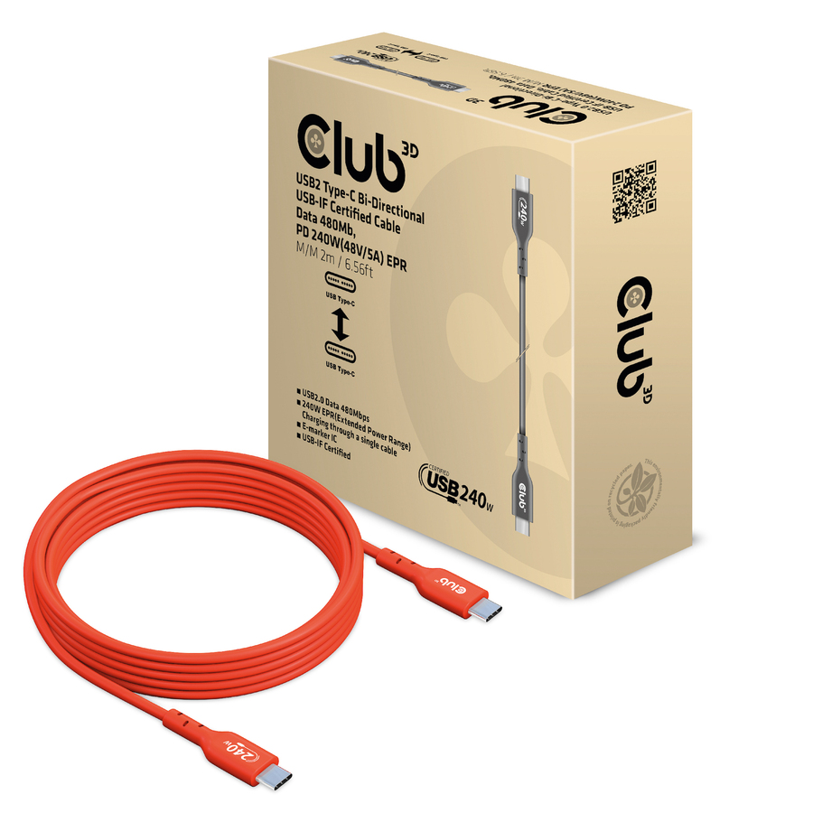 Club 3D USB-C Data Transfer Cable