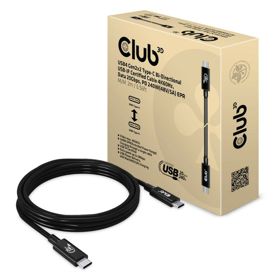 Club 3D USB-C Video/Data Transfer Cable