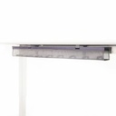 Humanscale NeatTech - Large, Pinstripe White Basket / Gray trim