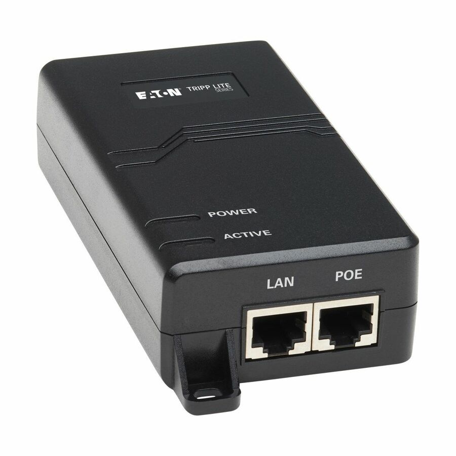 Eaton Tripp Lite Series Gigabit PoE+ Midspan Active Injector - IEEE 802.3at/802.3af, 30W, 1 Port, International Power Cords