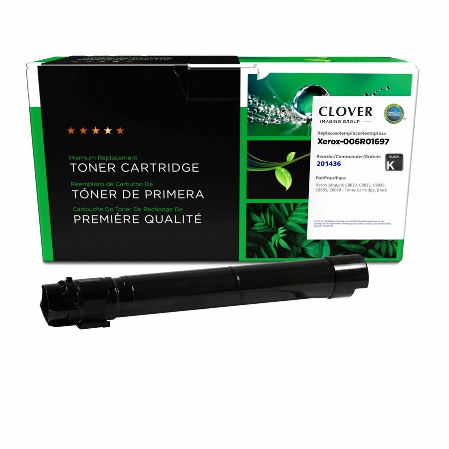 Clover Imaging Remanufactured Black Toner Cartridge for Xerox 006R01697