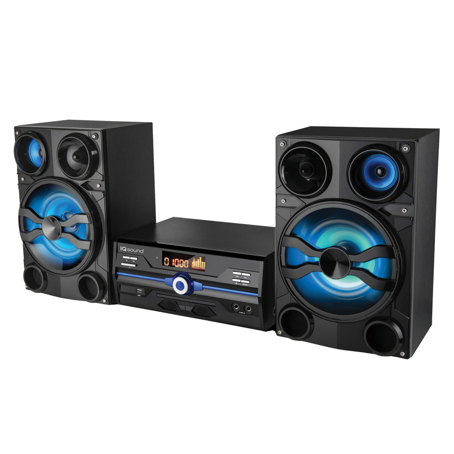 Supersonic IQ-9000BT Mini Hi-Fi System - 100 W RMS - Black