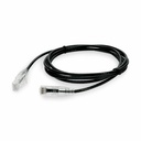 AddOn 10ft Black CAT 6 Slim PVC Ethernet Cable Non-Booted RJ-45 M/M