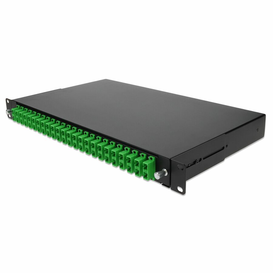 AddOn 19-inch Rack Mount 1U Patch Panel with 24 APC SC Duplex, Single-Mode OS2