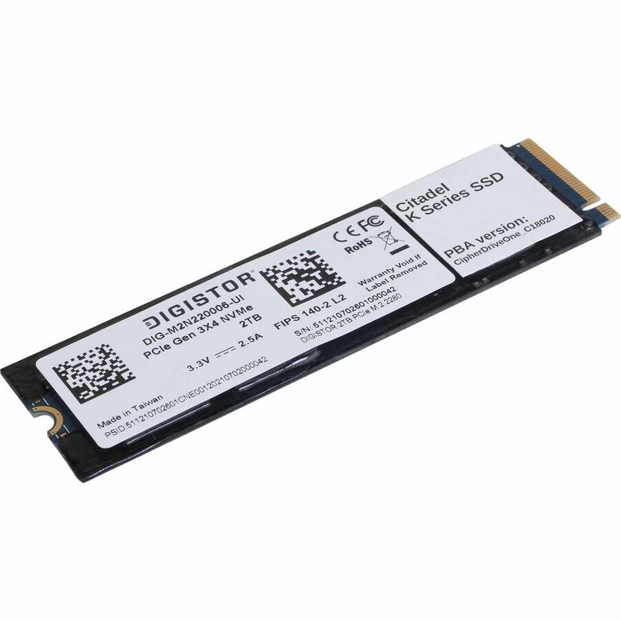 DIGISTOR Citadel K 1 TB Solid State Drive - M.2 2280 Internal - PCI Express NVMe - TAA Compliant